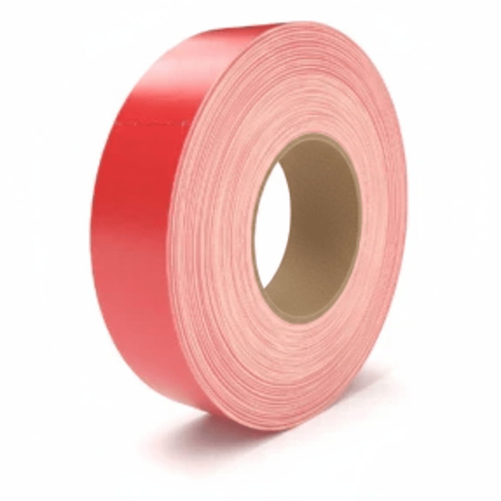 MegaTape MCT 300 gaffa tape rood 38 mm – rol tape op kartonnen kern, staand