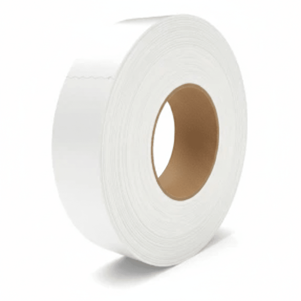 MegaTape MCT 300 gaffa tape wit 38 mm – rol tape op kartonnen kern, staand